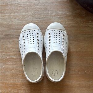 Native Shoes White Water Slip-Ons Perforated Design